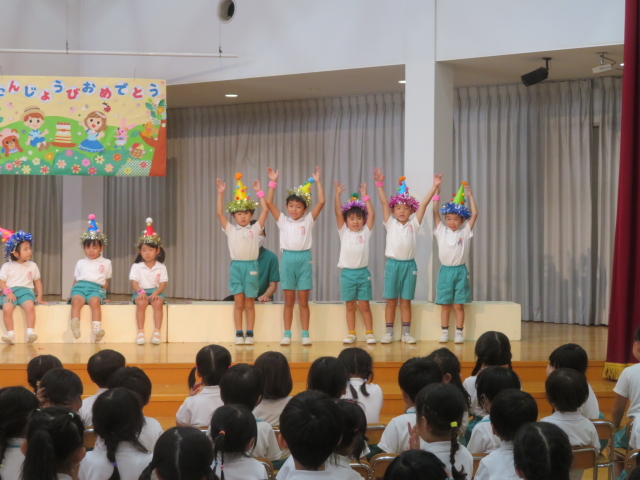 10月生まれのお誕生会をしました！