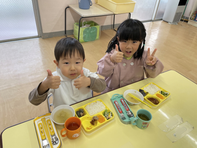 年中組の一日の流れです