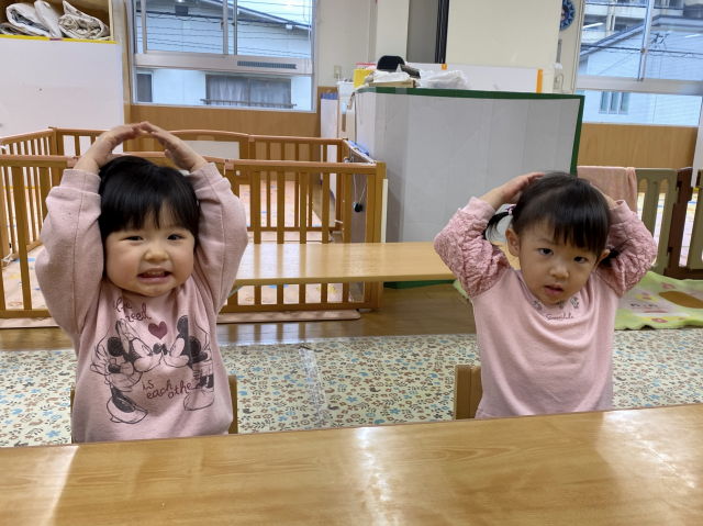 1歳児たまご組　できるようになったこといっぱい！