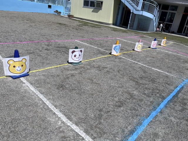 運動会の練習をがんばっています！